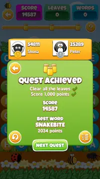 WordBuzz : The Honey Quest Screen Shot 3