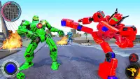 Air Robot Tornado Transforming - Robot Games Screen Shot 1