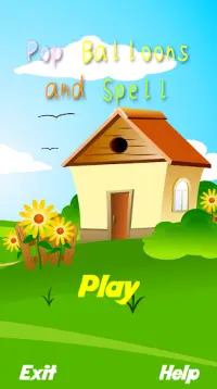 Pop Balloons and Spell - Fun Spelling App for Kids Screen Shot 0