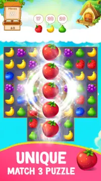 Fruit Mania Cruise – Match 3 Puzzle Games Screen Shot 0