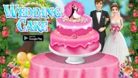 Игры для девочек "Свадебный торт" Screen Shot 0