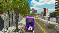 حافلة لتعليم قيادة السيارات 2019: مدرب حافلة محاكي Screen Shot 1
