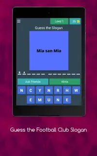 Угадай слоган футбольного клуба Screen Shot 12