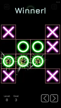 三目並べ Tic Tac Toe NeO (145 レベル) Screen Shot 0