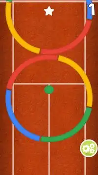 tenis pelota - color cambiar Screen Shot 2