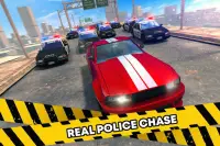 Cop Car Chase 🚨 Police Robber Racing City Crime Screen Shot 2