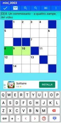 Cruciverba e Parole Crociate Facilitati gratis Screen Shot 5
