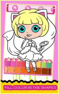 Dolls Coloring Pages Screen Shot 4