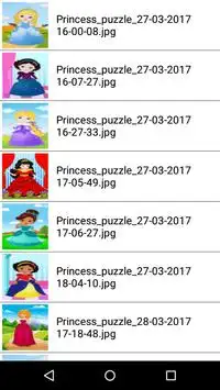 Công chúa Puzzle Screen Shot 2