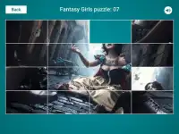 Fantasy Girls Sliding Jigsaw Screen Shot 8