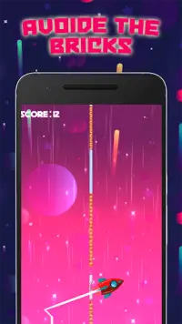 Rocket Games Free: Line Break Challenge Screen Shot 2