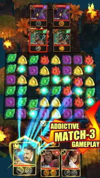 Heroes of Elements: Match 3 RPG Puzzles Battle Screen Shot 0