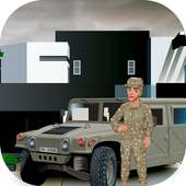 3D San Army Car Driver