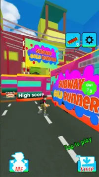 Subway Gold Boy Runner: Endless running game Screen Shot 3