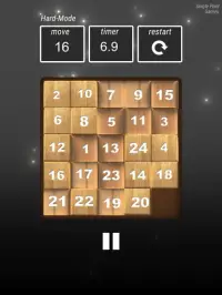 Sliding Number Puzzle - Clean & Simple One Screen Shot 3