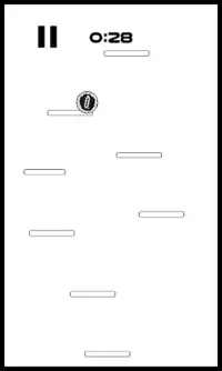 Black and White - Minimalist Endless Runner Game! Screen Shot 5