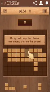 Wood Block Puzzle Game Screen Shot 1