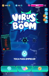 Virus go BOOM - New cute game & arcade shooter Screen Shot 0