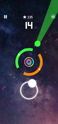 Color Loop 2 - Space Shooter Flying Ball EDM Game Screen Shot 2
