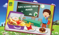 Kids school lunch food maker Screen Shot 1