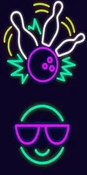 Neon Drawing - Kids Doodle Glow Color Light Screen Shot 3