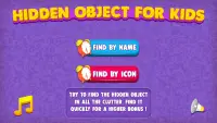 Hidden Objects for Preschool Kids and Toddlers. Screen Shot 0