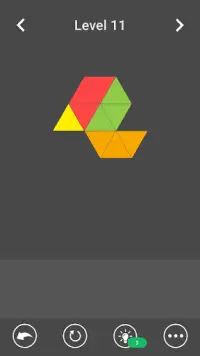 Triangle Paper Blocks Fixing Puzzle Screen Shot 3