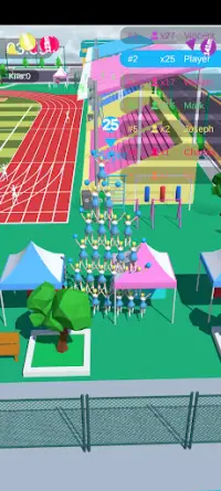 Cheerleaders Run io Screen Shot 1