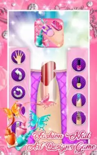 Fashion Nail Art Designs Game Screen Shot 2