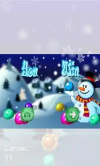 Snowman Bubble Journey Screen Shot 1
