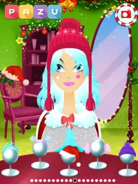 女の子ヘアサロンクリスマス-子供向けヘアスタイルゲーム Screen Shot 11