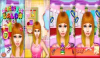 Salon rambut gadis game Screen Shot 8