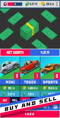 Cars Tycoon - Idle Clicker Screen Shot 1