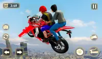 Flying Motorbike Taxi Driving Screen Shot 4