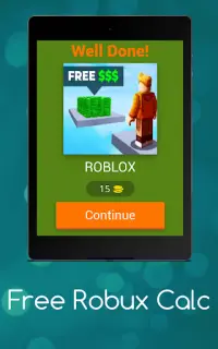 Robux Calc Quiz Screen Shot 7