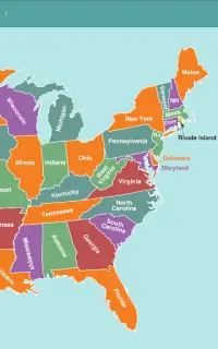USA Map Puzzle Screen Shot 12