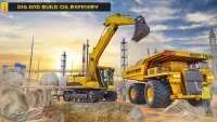 Oil Refinery Simulator - Construction Excavator Screen Shot 1