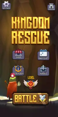 Kingdom Rescue - Speel gratis puzzelspellen Screen Shot 0