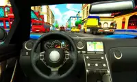 3D City Highway Traffic Racing Speed Rush Driving Screen Shot 1