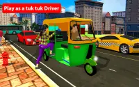 juegos Simulador de rickshaw Screen Shot 2