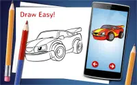 How to Draw Cartoon Cars  Step by Step Drawing App Screen Shot 4