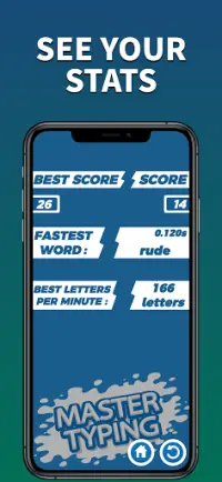 Master Typing App - Keyboard Game Screen Shot 2