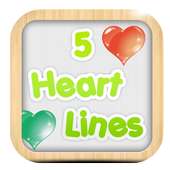 5 Heart Lines