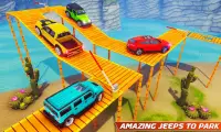 برادو جيب وقوف السيارات ألعاب جديدة Screen Shot 3