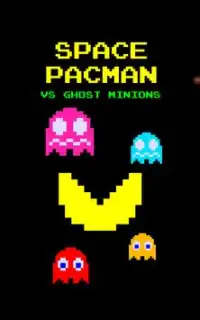 Space Pacman vs Ghost Minions Screen Shot 0