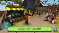 Theme Park Craft: Build & Ride Screen Shot 0