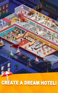 Sim Hotel Tycoon - Idle Game Screen Shot 10