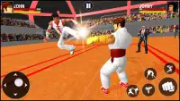 perkelahian games: karate games: fu kung permainan Screen Shot 4