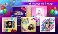 Birthday Greetings: happy birthday frames Screen Shot 5