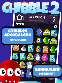 Chibble2: Addictive Match3 gioco Screen Shot 1